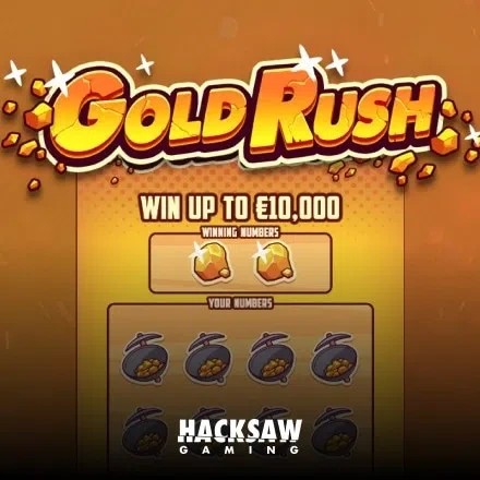 Enjoy Gold Rush by Hacksaw Gaming – logo hosted on pistolo-poland.com