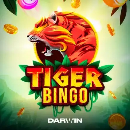 Tiger Bingo online game logo by Darwin Gaming on pistolo-poland.com